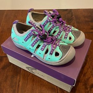 NWT Girls Clark’s Shoes